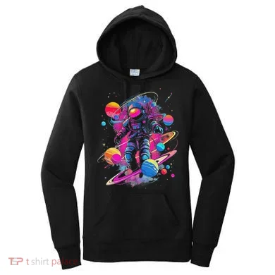 Cool Spaceman Scifi Astronaut Space Women's Hoodie