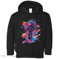 Cool Spaceman Scifi Astronaut Space Toddler Hoodie thumb 0
