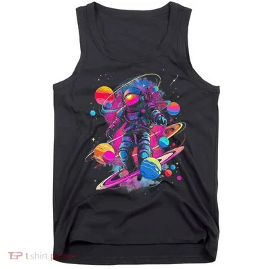 Cool Spaceman Scifi Astronaut Space Tank Top