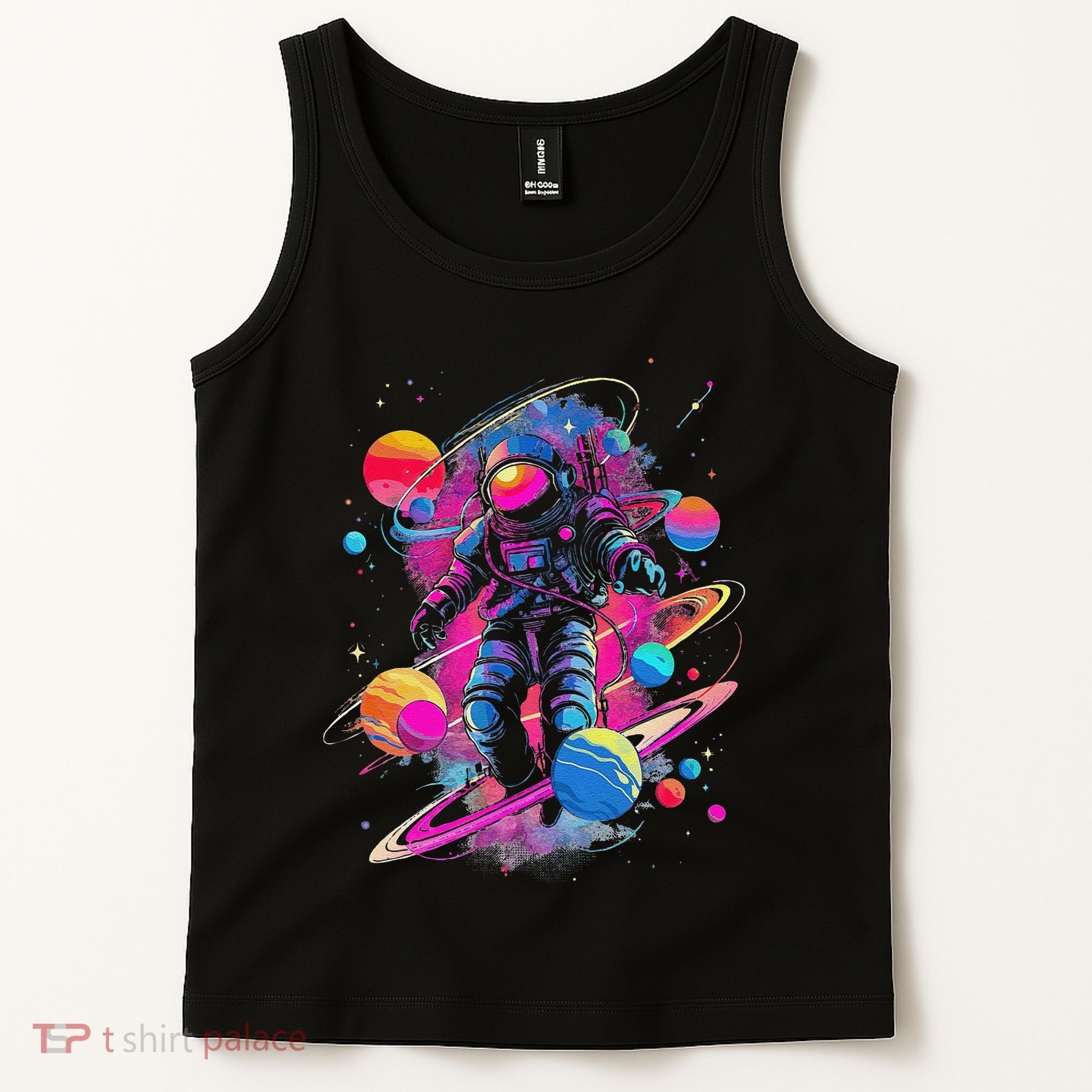 Cool Spaceman Scifi Astronaut Space Tank Top