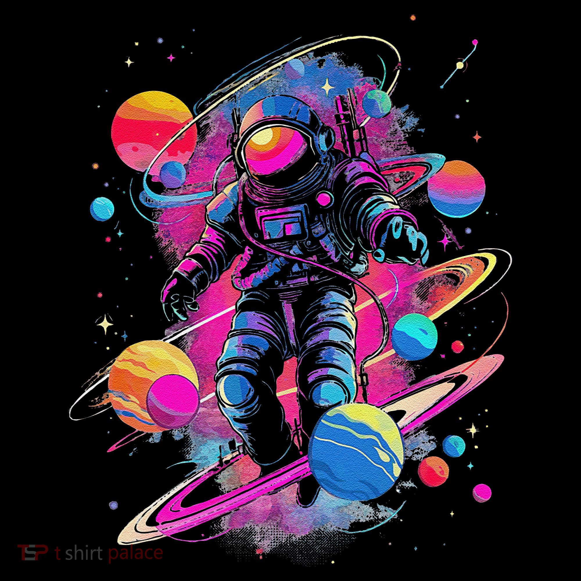 Cool Spaceman Scifi Astronaut Space Tank Top