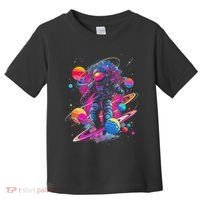 Cool Spaceman Scifi Astronaut Space Toddler T-Shirt thumb 0