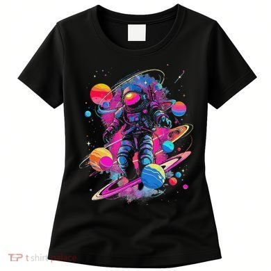 Cool Spaceman Scifi Astronaut Space Women's T-Shirt