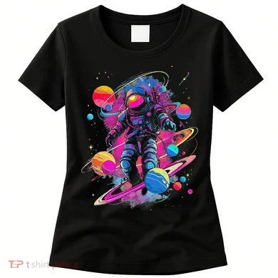 Cool Spaceman Scifi Astronaut Space Women's T-Shirt