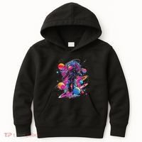 Cool Spaceman Scifi Astronaut Space Kids Hoodie thumb 0