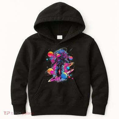 Cool Spaceman Scifi Astronaut Space Kids Hoodie