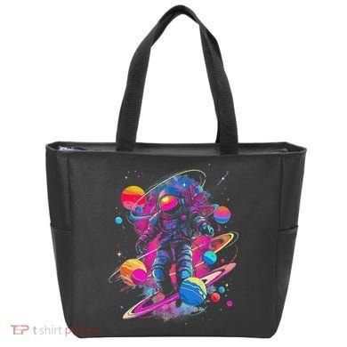 Cool Spaceman Scifi Astronaut Space Tote Bag