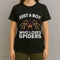 Cute Spider Spider Web Tarantula Arachnid T-Shirt thumb 4