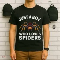 Cute Spider Spider Web Tarantula Arachnid T-Shirt thumb 6