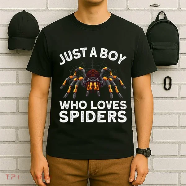 Cute Spider Spider Web Tarantula Arachnid T-Shirt
