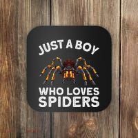 Cute Spider Spider Web Tarantula Arachnid Coaster thumb 0