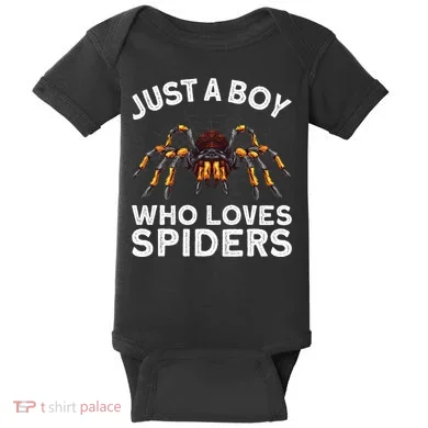 Cute Spider Spider Web Tarantula Arachnid Baby Bodysuit