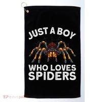 Cute Spider Spider Web Tarantula Arachnid Golf Towel thumb 0