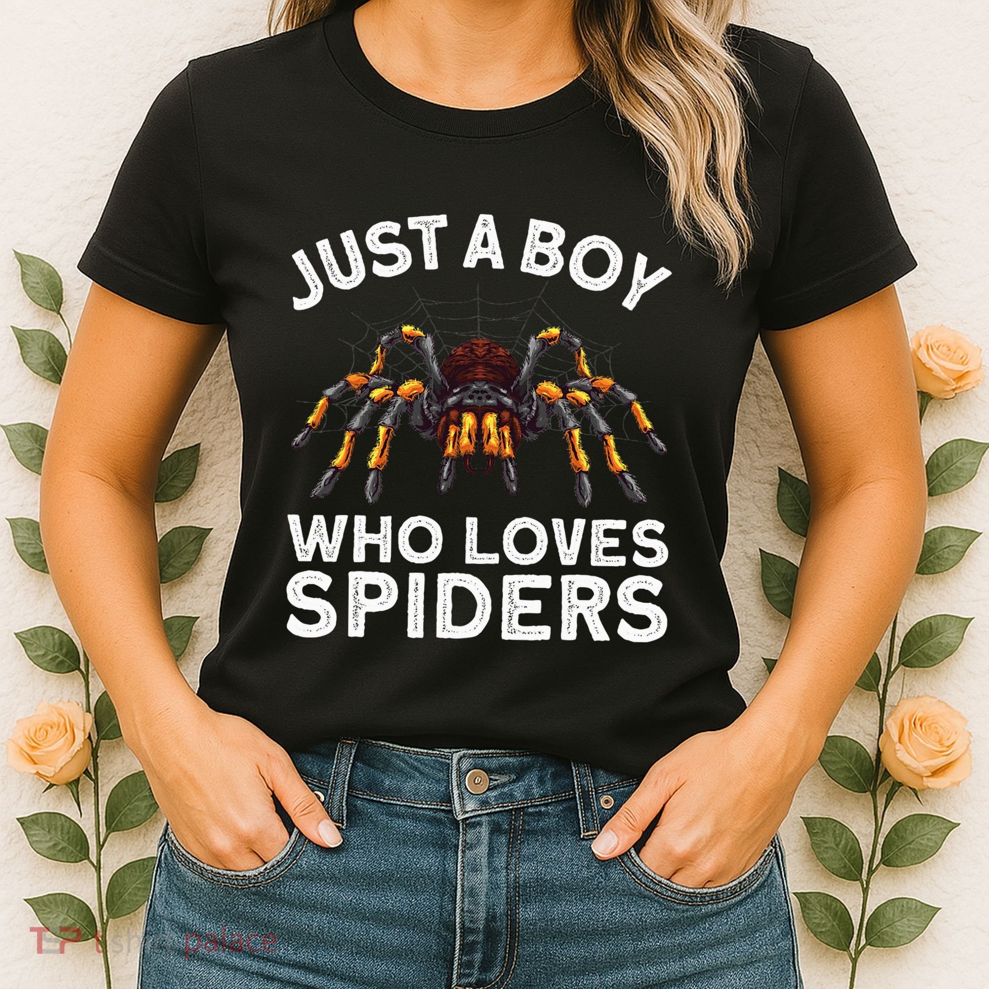 Cute Spider Spider Web Tarantula Arachnid Women's T-Shirt