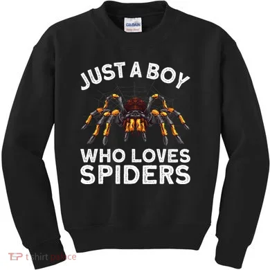 Cute Spider Spider Web Tarantula Arachnid Kids Sweatshirt