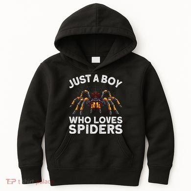 Cute Spider Spider Web Tarantula Arachnid Kids Hoodie