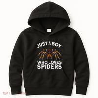 Cute Spider Spider Web Tarantula Arachnid Kids Hoodie thumb 0