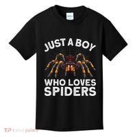Cute Spider Spider Web Tarantula Arachnid Kids T-Shirt thumb 0