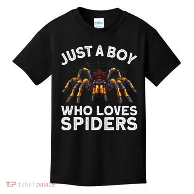 Cute Spider Spider Web Tarantula Arachnid Kids T-Shirt