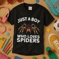 Cute Spider Spider Web Tarantula Arachnid Kids T-Shirt thumb 3