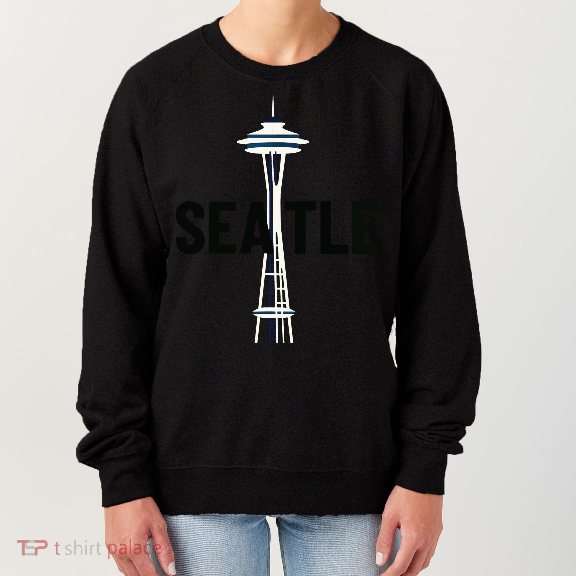 Cool Seattle Space Needle Traveler Souvenir Washington Women's Sweatshirt