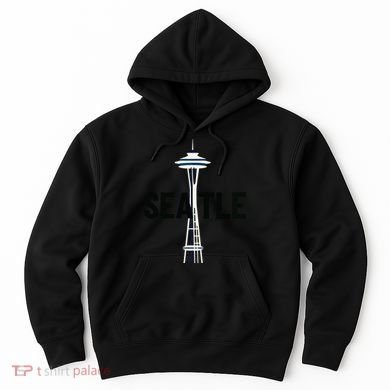 Cool Seattle Space Needle Traveler Souvenir Washington Hoodie
