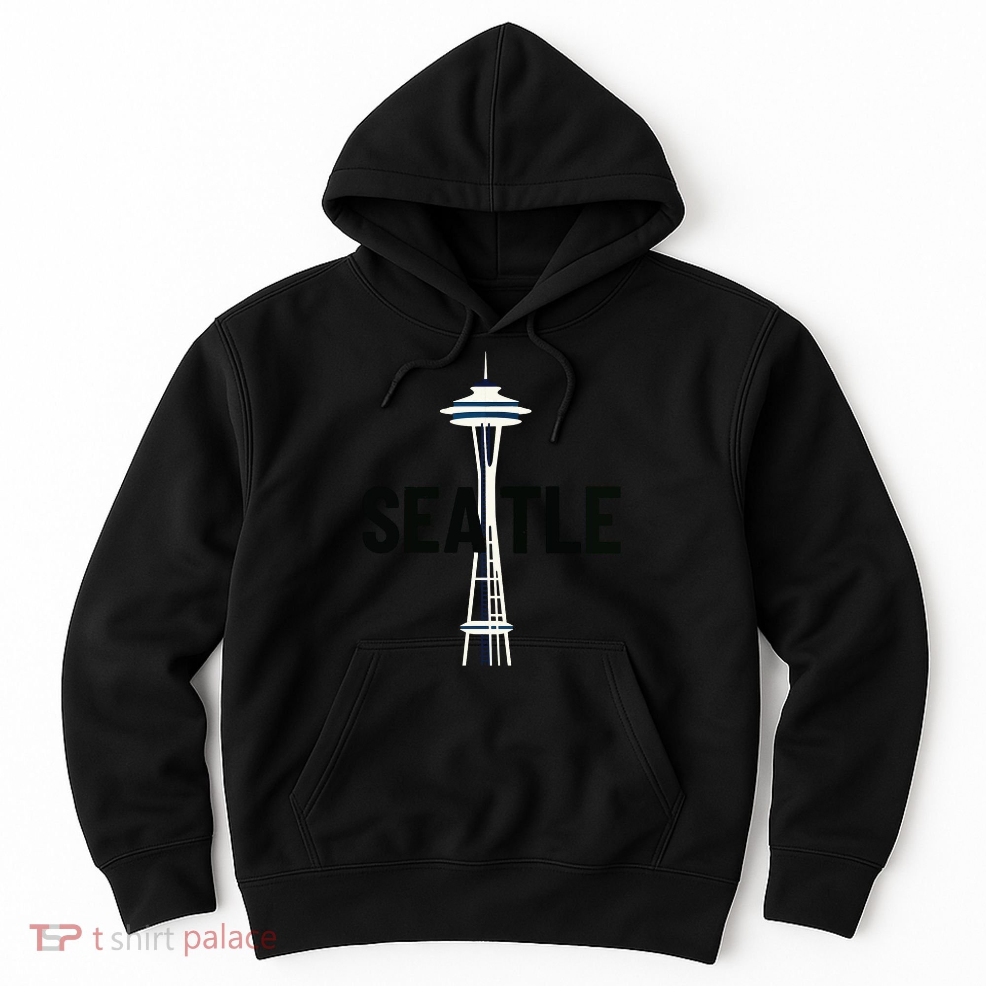 Cool Seattle Space Needle Traveler Souvenir Washington Hoodie