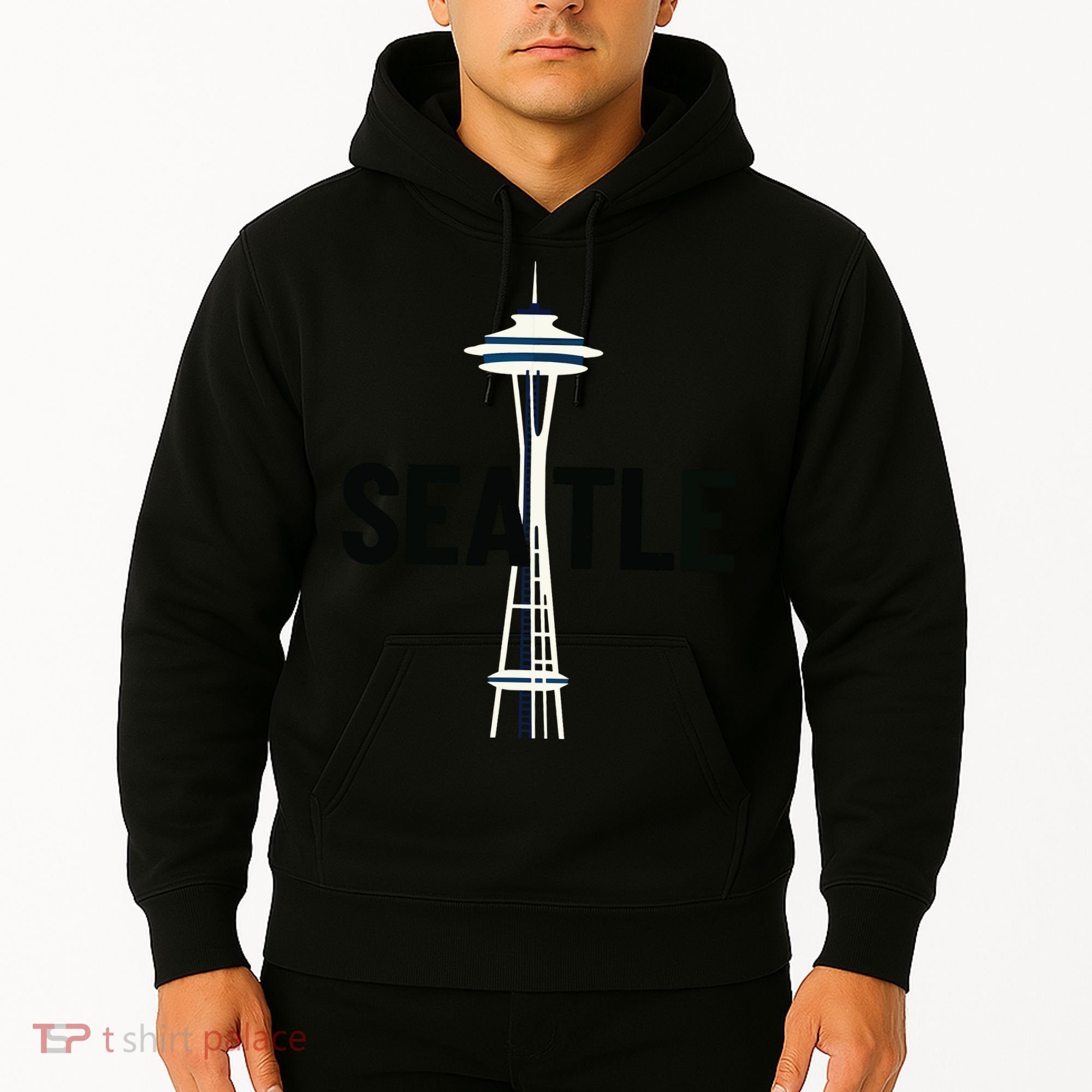 Cool Seattle Space Needle Traveler Souvenir Washington Hoodie