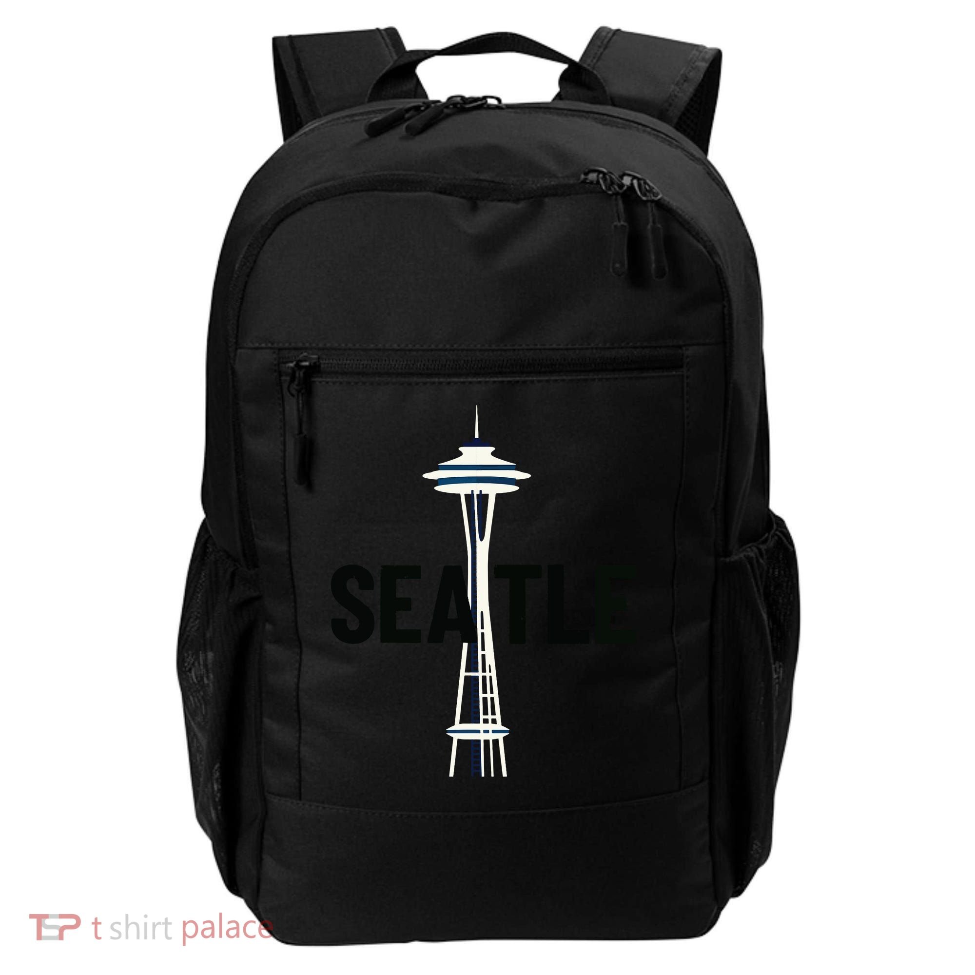 Cool Seattle Space Needle Traveler Souvenir Washington Backpack