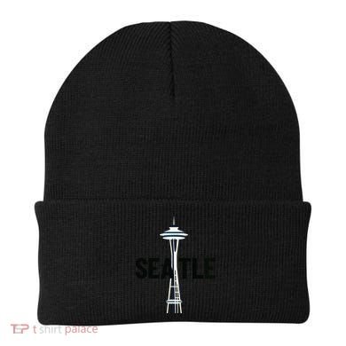 Cool Seattle Space Needle Traveler Souvenir Washington Beanie