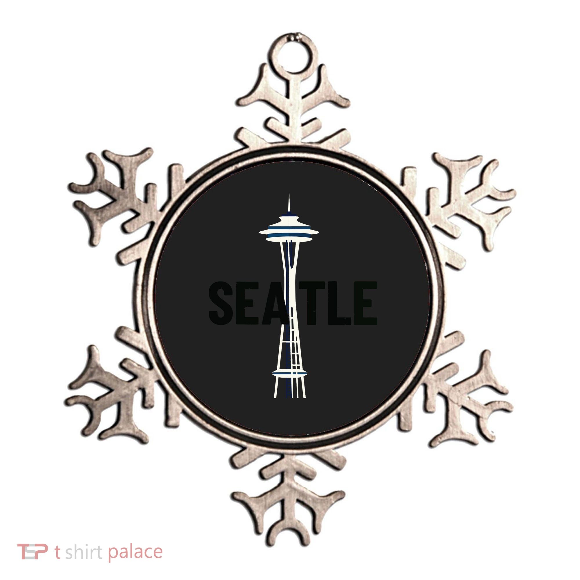 Cool Seattle Space Needle Traveler Souvenir Washington Ornament