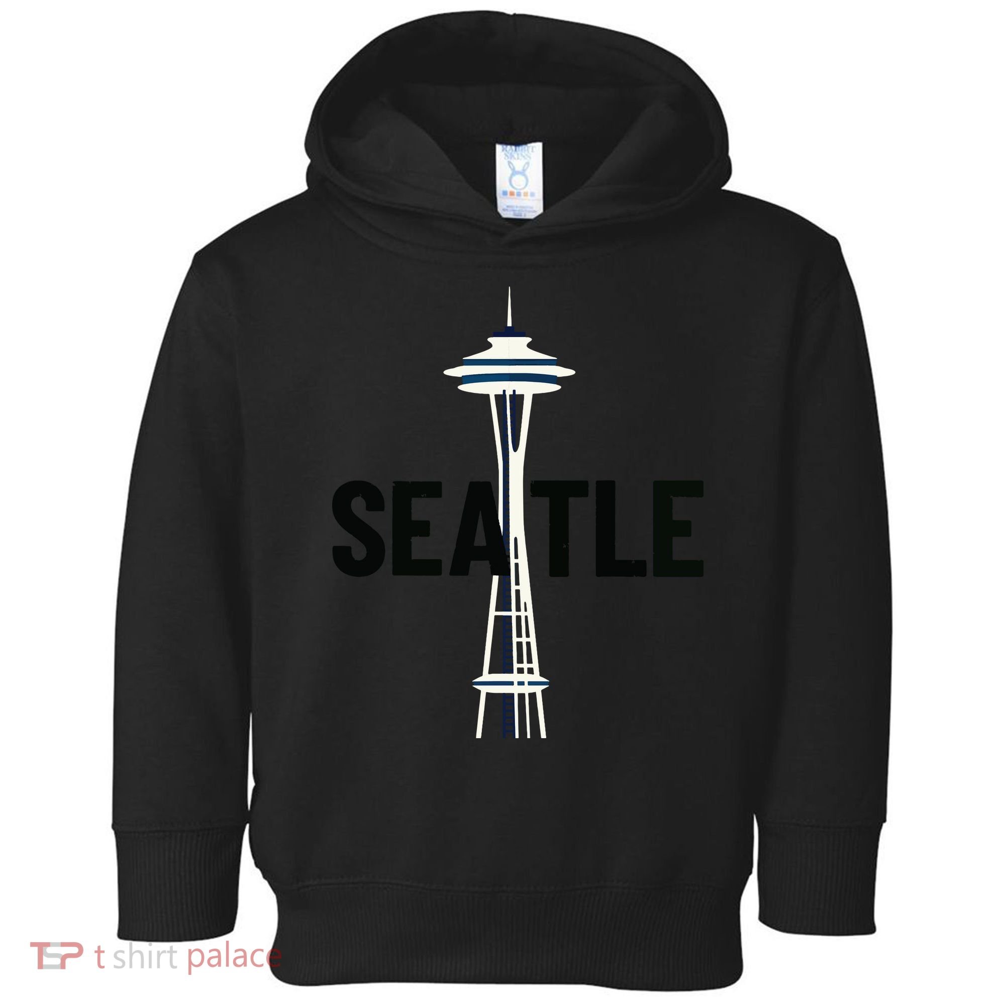 Cool Seattle Space Needle Traveler Souvenir Washington Toddler Hoodie