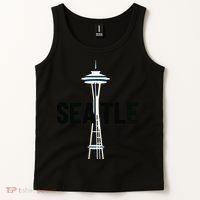 Cool Seattle Space Needle Traveler Souvenir Washington Tank Top thumb 2