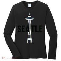 Cool Seattle Space Needle Traveler Souvenir Washington Women's Long Sleeve Shirt thumb 0