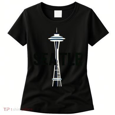 Cool Seattle Space Needle Traveler Souvenir Washington Women's T-Shirt