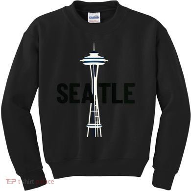 Cool Seattle Space Needle Traveler Souvenir Washington Kids Sweatshirt