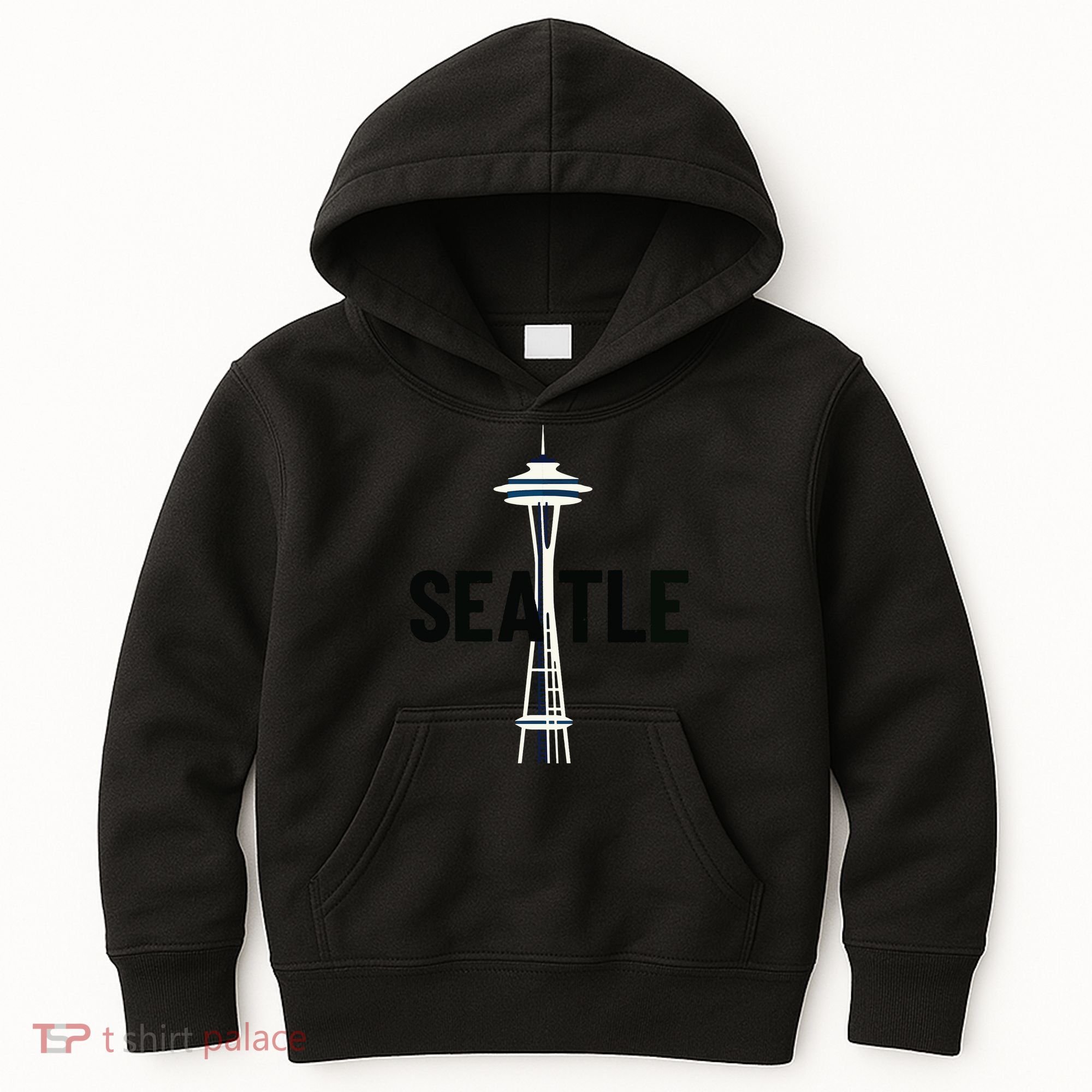 Cool Seattle Space Needle Traveler Souvenir Washington Kids Hoodie