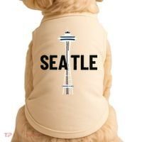 Cool Seattle Space Needle Traveler Souvenir Washington Doggie Tank thumb 0