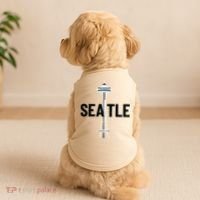 Cool Seattle Space Needle Traveler Souvenir Washington Doggie Tank thumb 2