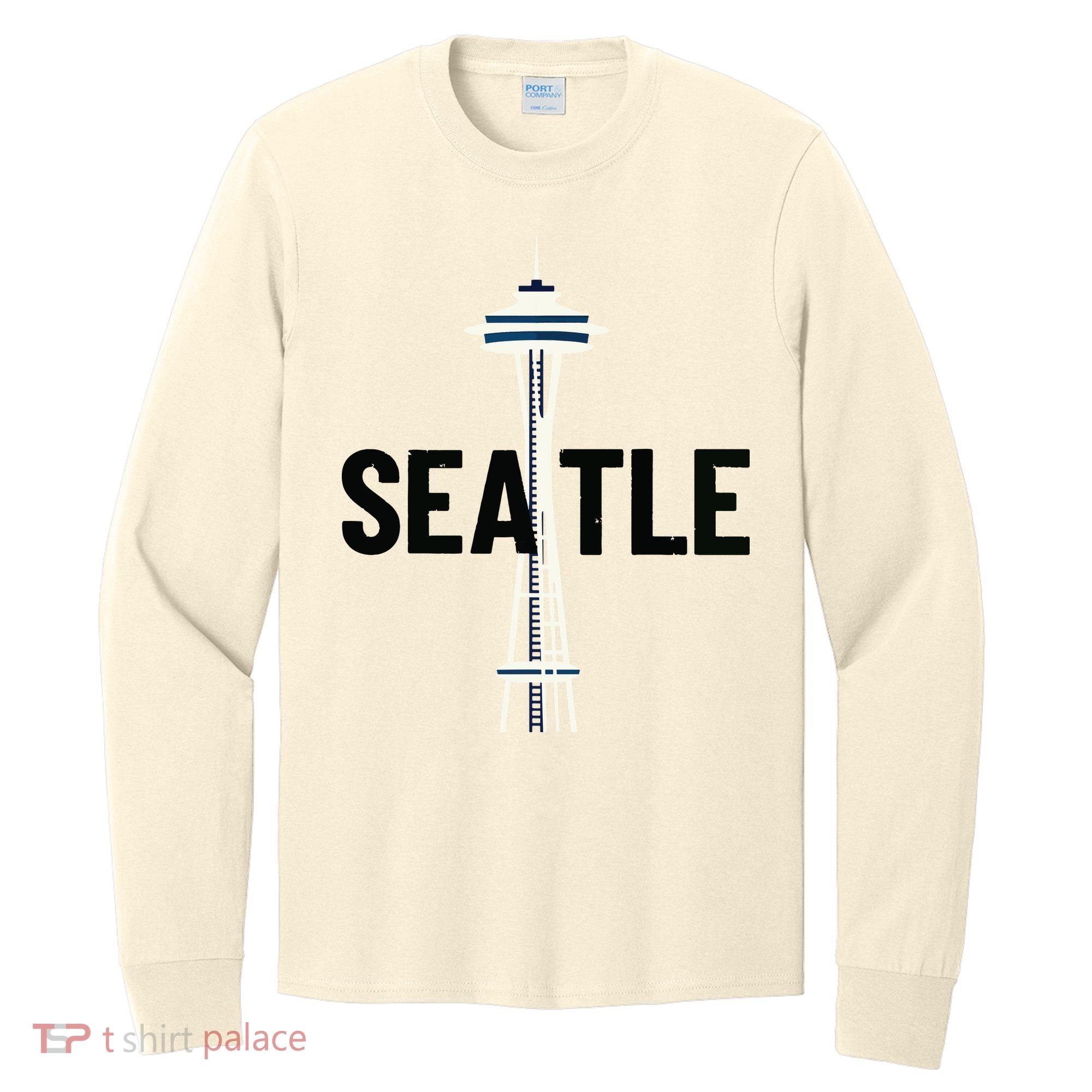 Cool Seattle Space Needle Traveler Souvenir Washington Long Sleeve Shirt