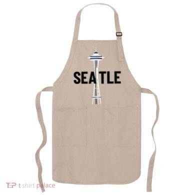 Cool Seattle Space Needle Traveler Souvenir Washington Apron