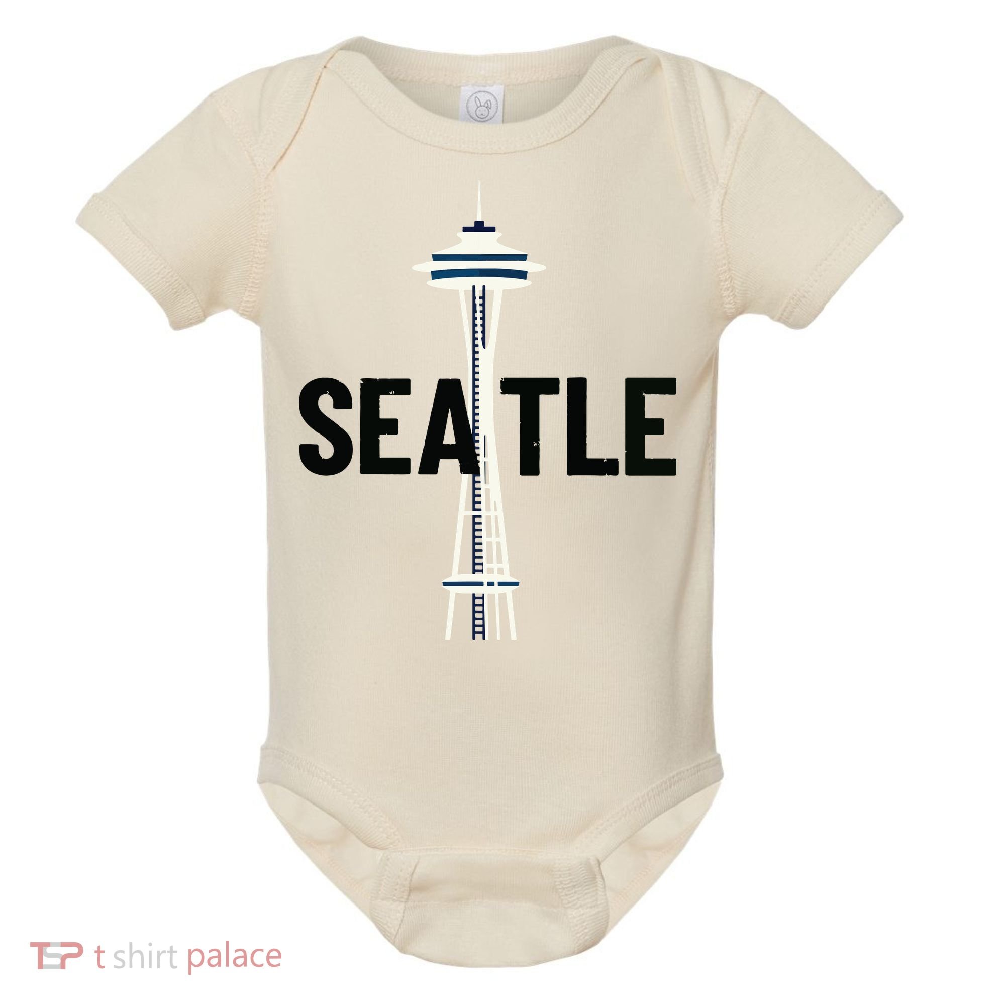 Cool Seattle Space Needle Traveler Souvenir Washington Baby Bodysuit