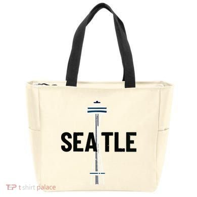 Cool Seattle Space Needle Traveler Souvenir Washington Tote Bag