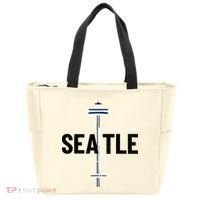 Cool Seattle Space Needle Traveler Souvenir Washington Tote Bag thumb 0
