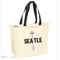 Cool Seattle Space Needle Traveler Souvenir Washington Tote Bag thumb 2