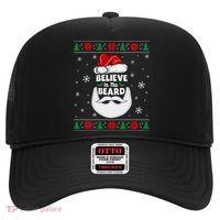 Christmas Snow Santa Believe In The Beard Ugly Sweater Gift Hat thumb 0