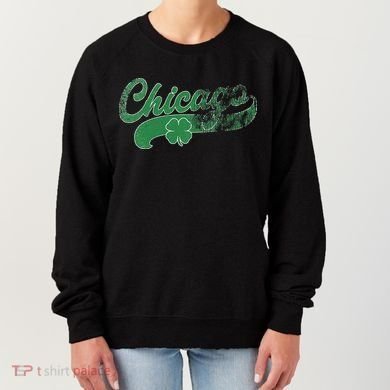 Chicago Shamrock St. Patrick's Day Saint Paddy's Irish Women's Sweatshirt