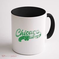 Chicago Shamrock St. Patrick's Day Saint Paddy's Irish Coffee Mug thumb 1