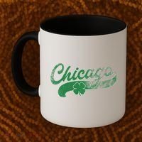 Chicago Shamrock St. Patrick's Day Saint Paddy's Irish Coffee Mug thumb 2