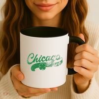 Chicago Shamrock St. Patrick's Day Saint Paddy's Irish Coffee Mug thumb 3